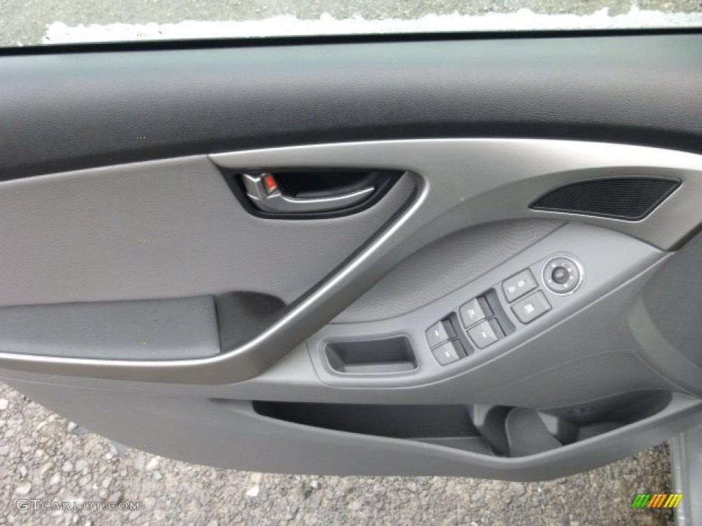 2012 Elantra Limited - Shimmering Silver / Gray photo #17