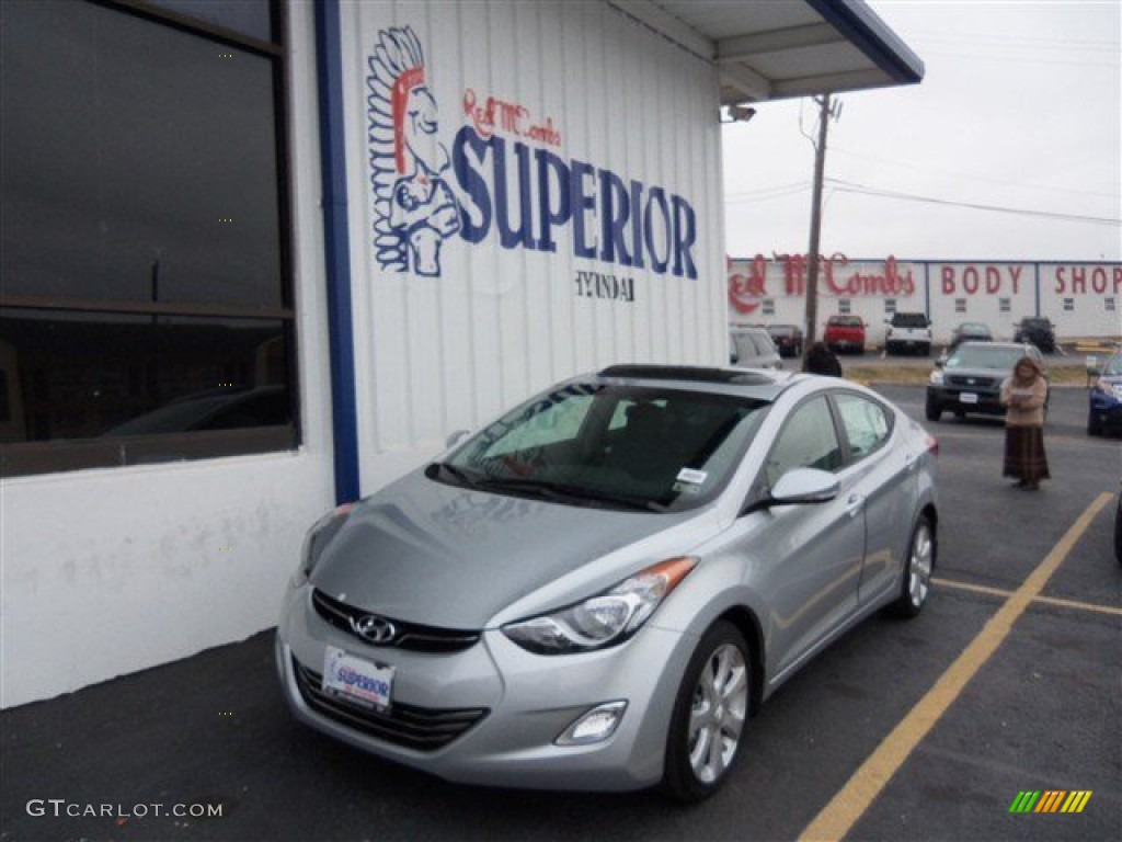 2013 Elantra Limited - Silver / Gray photo #1