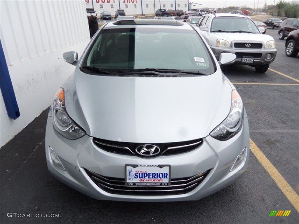 2013 Elantra Limited - Silver / Gray photo #2