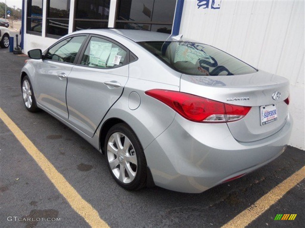 2013 Elantra Limited - Silver / Gray photo #7