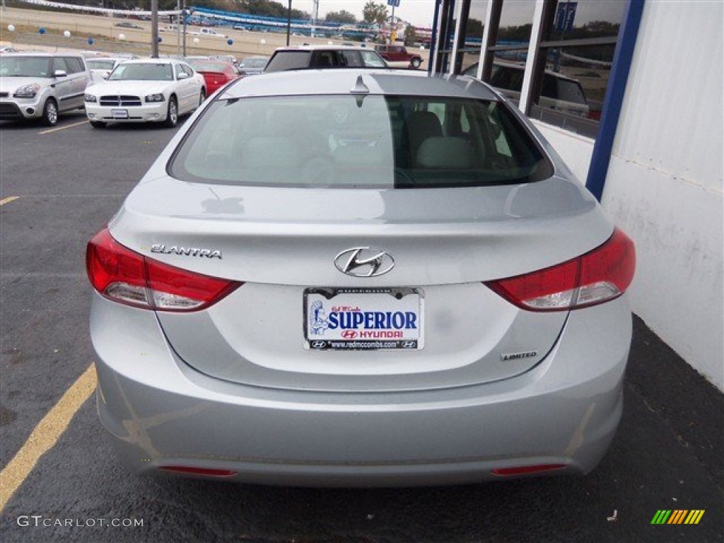 2013 Elantra Limited - Silver / Gray photo #8