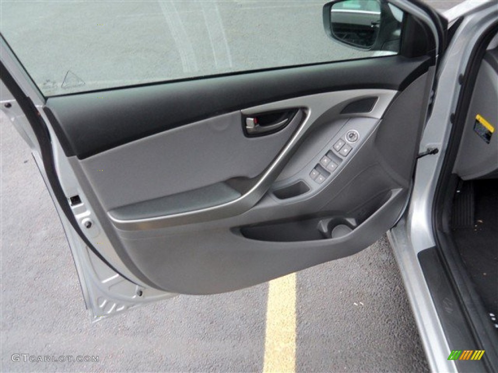 2013 Elantra Limited - Silver / Gray photo #10