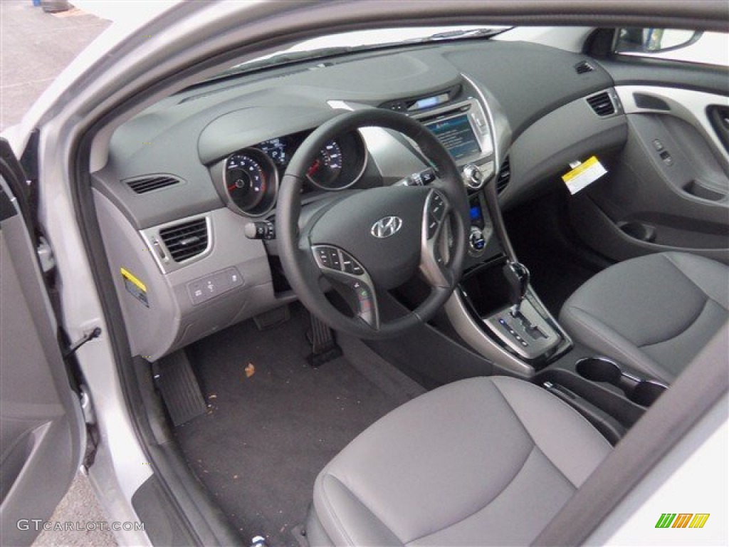 2013 Elantra Limited - Silver / Gray photo #11