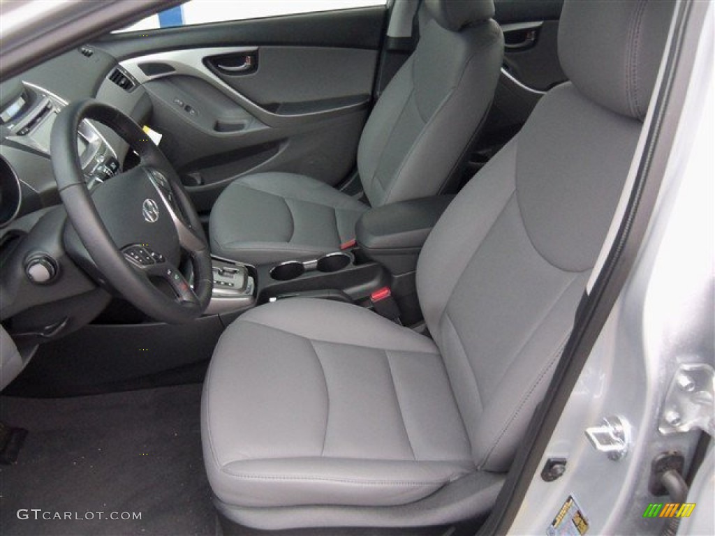 2013 Elantra Limited - Silver / Gray photo #12