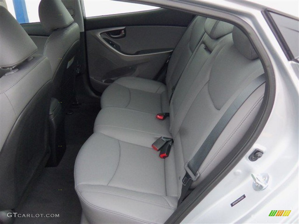 2013 Elantra Limited - Silver / Gray photo #14