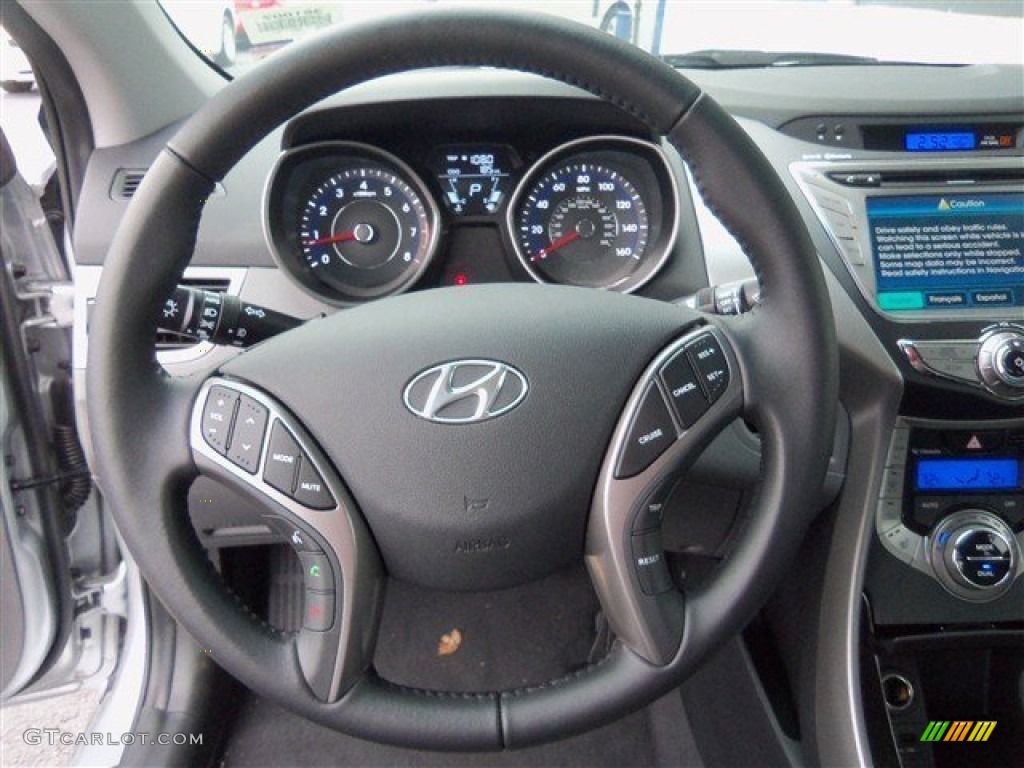 2013 Elantra Limited - Silver / Gray photo #15