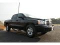 2007 Brilliant Black Crystal Pearl Dodge Dakota SLT Quad Cab  photo #3