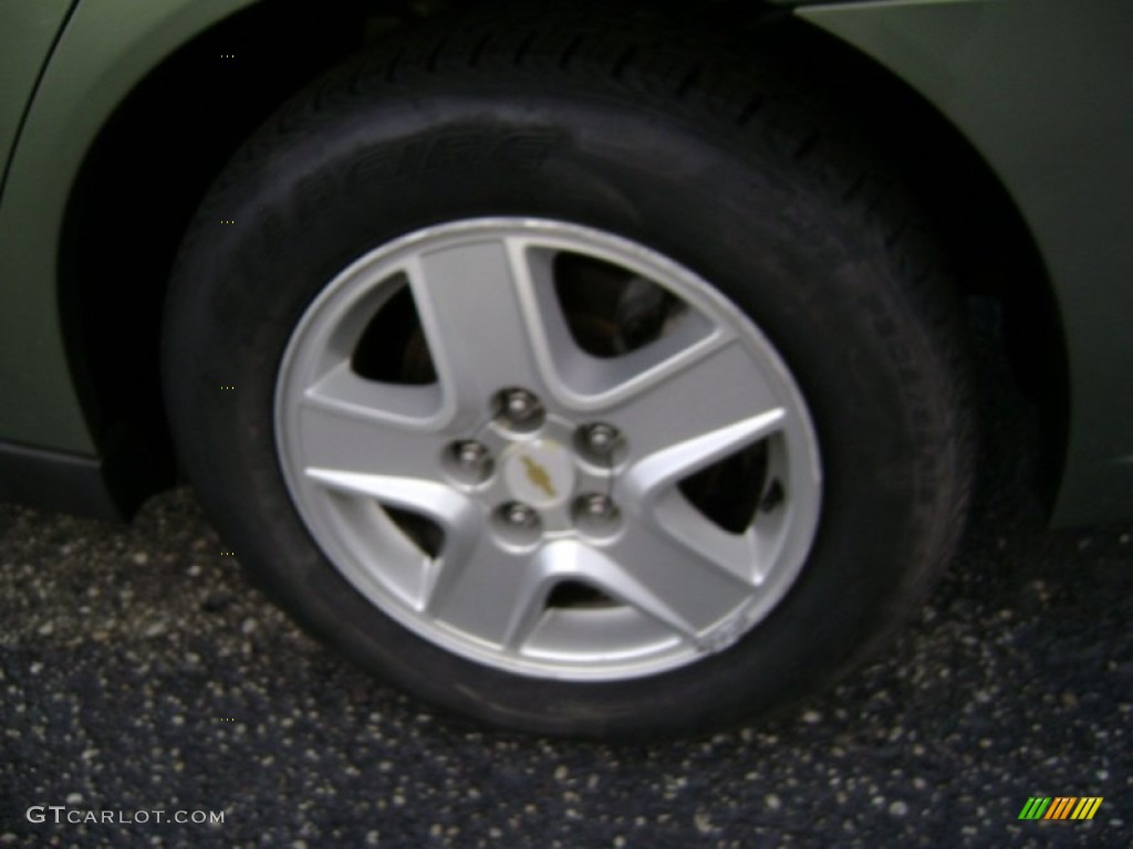 2005 Malibu LS V6 Sedan - Silver Green Metallic / Neutral Beige photo #8