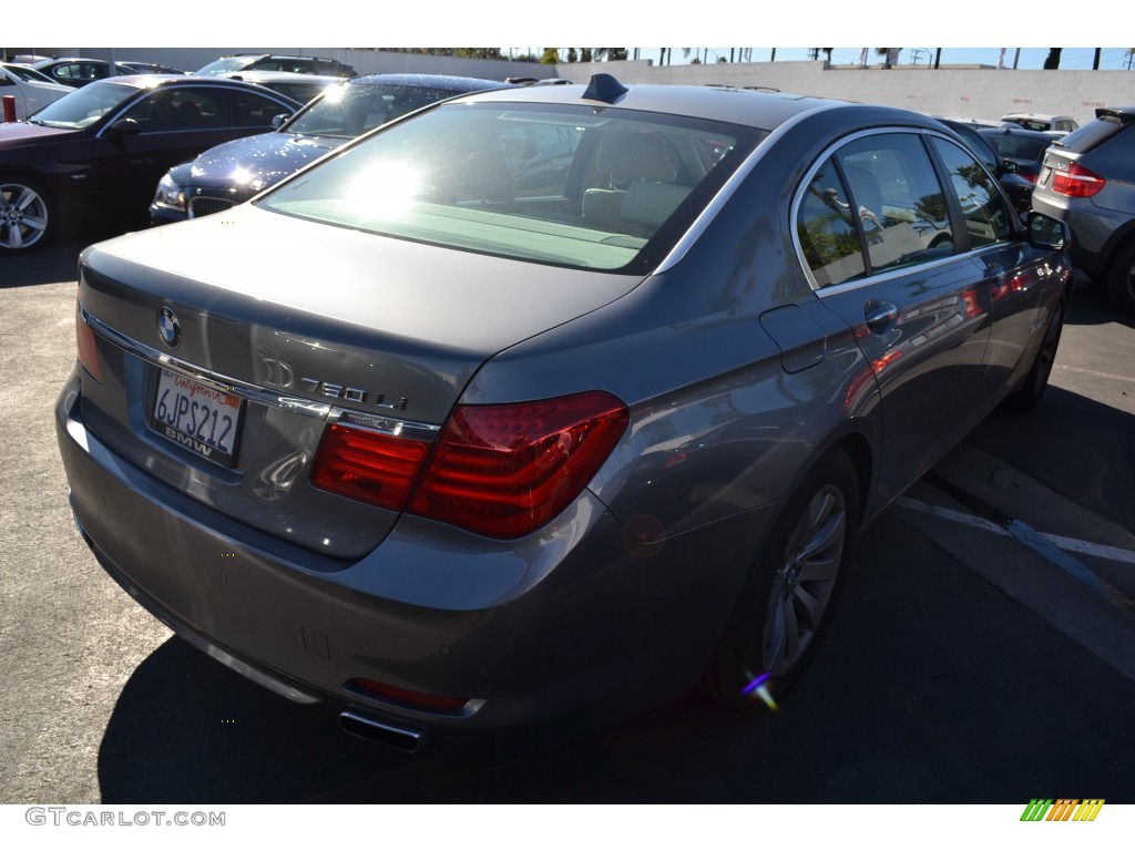 2009 7 Series 750Li Sedan - Space Grey Metallic / Oyster Nappa Leather photo #3