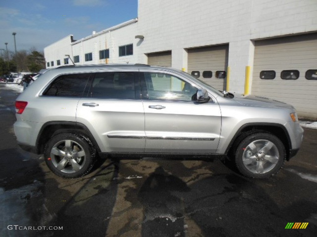 2013 Grand Cherokee Limited 4x4 - Bright Silver Metallic / Black photo #5