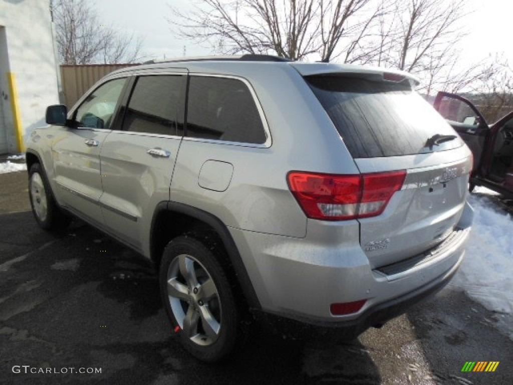 2013 Grand Cherokee Limited 4x4 - Bright Silver Metallic / Black photo #8