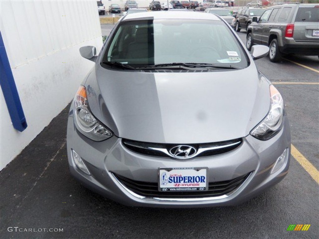 2013 Elantra GLS - Titanium Gray Metallic / Gray photo #2