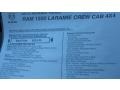 Black - 1500 Laramie Crew Cab 4x4 Photo No. 38