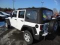 2013 Bright White Jeep Wrangler Unlimited Sport 4x4  photo #8