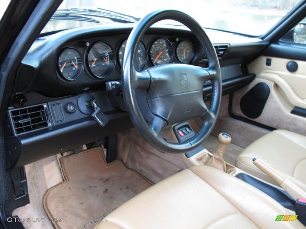 Cashmere Interior 1997 Porsche 911 Carrera Coupe Photo #75260583