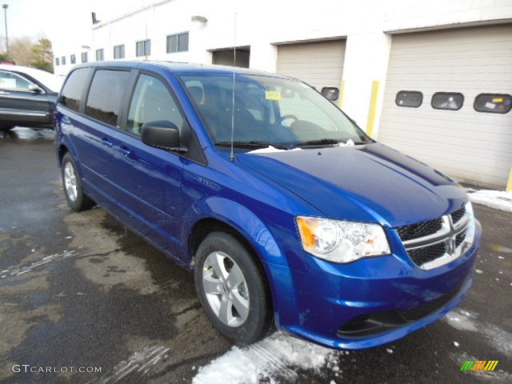 2013 Grand Caravan SE - Blue Streak Pearl / Black/Light Graystone photo #4