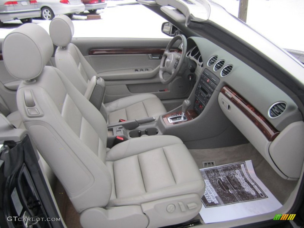 Grey Interior 2005 Audi A4 3.0 quattro Cabriolet Photo #75260764