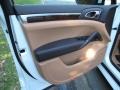 Natural Espresso/Cognac 2013 Porsche Cayenne Turbo Door Panel