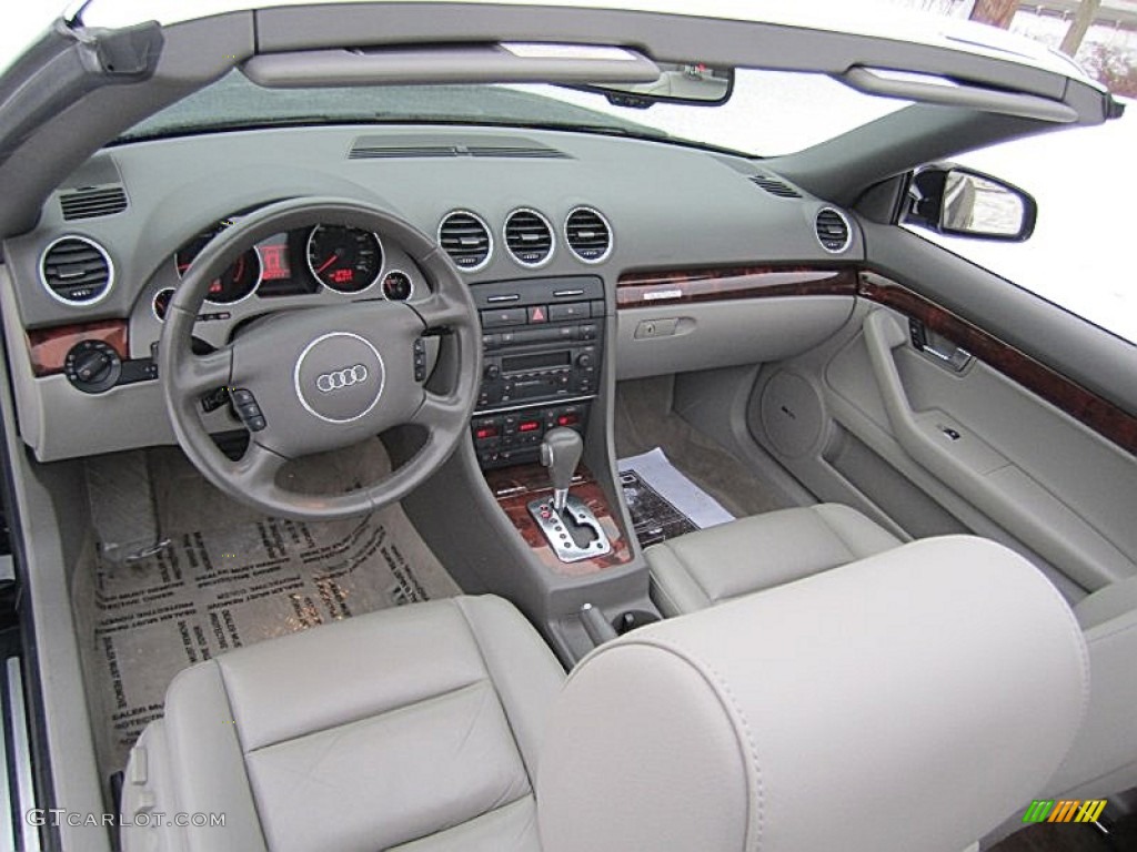 Grey Interior 2005 Audi A4 3.0 quattro Cabriolet Photo #75260851