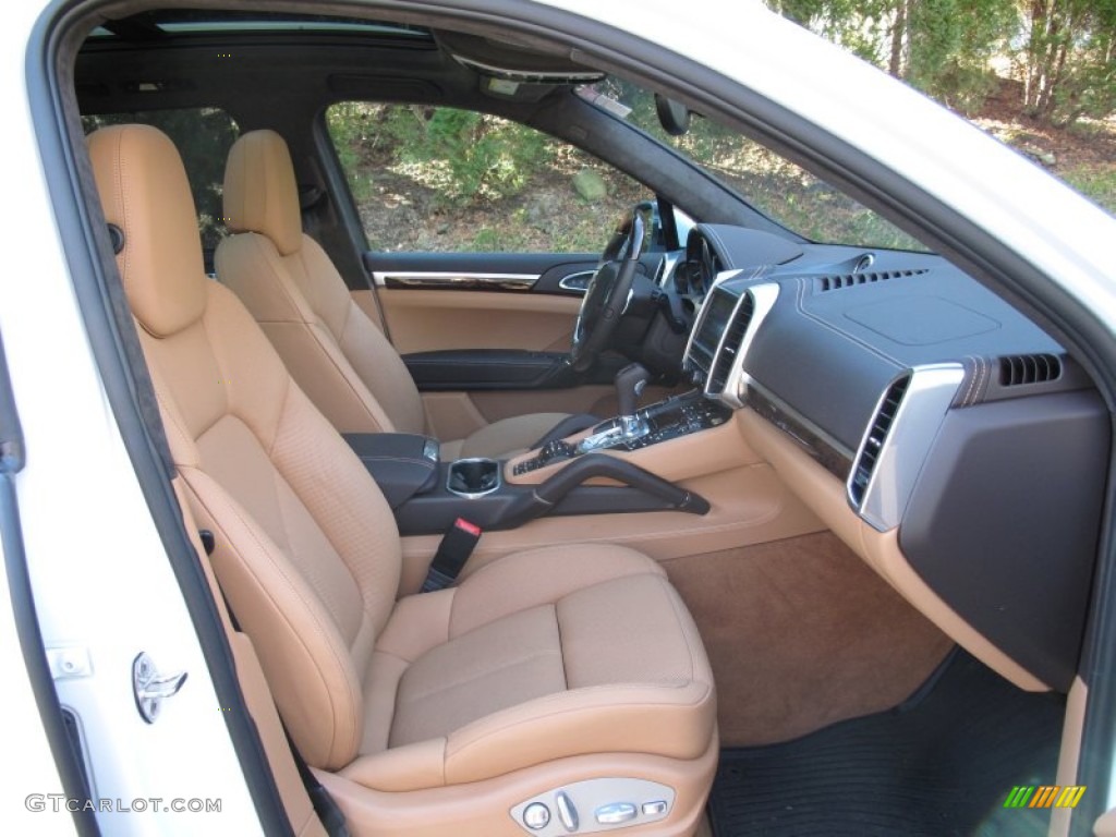 Natural Espresso/Cognac Interior 2013 Porsche Cayenne Turbo Photo #75260946