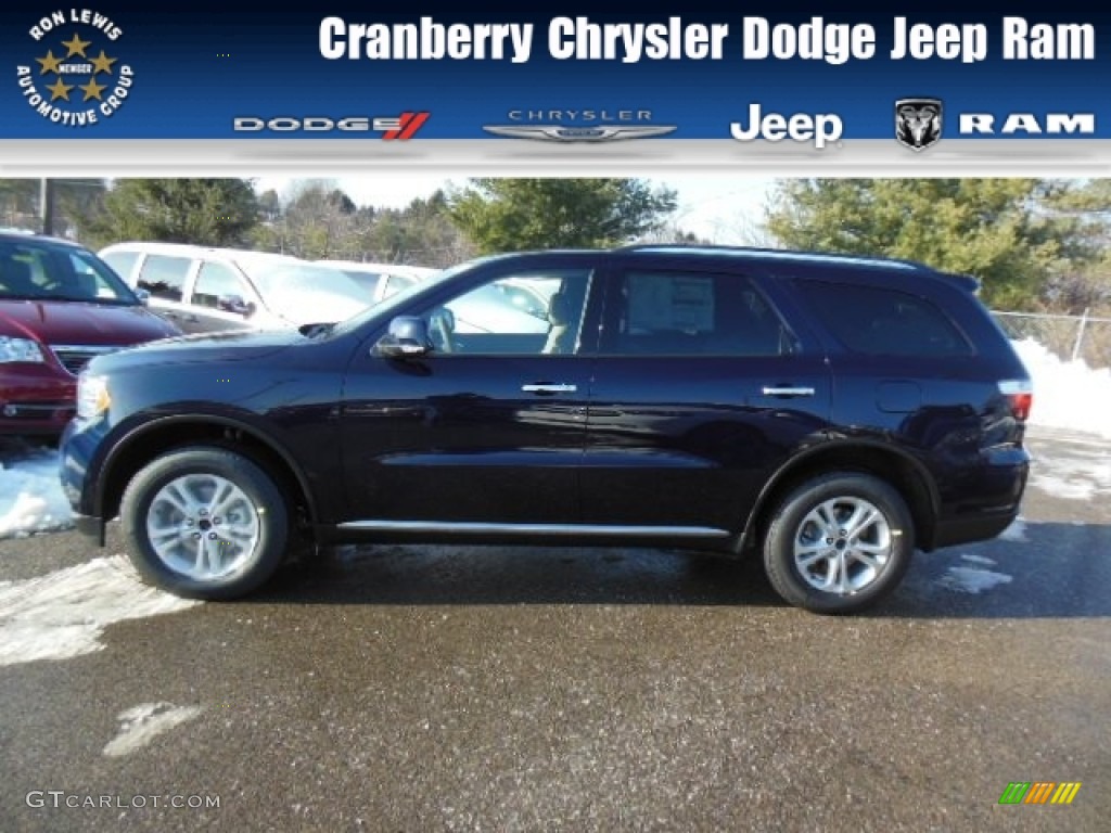 2013 Durango Crew AWD - True Blue Pearl / Dark Graystone/Medium Graystone photo #1