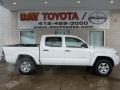 2009 Super White Toyota Tacoma V6 SR5 Double Cab 4x4  photo #1