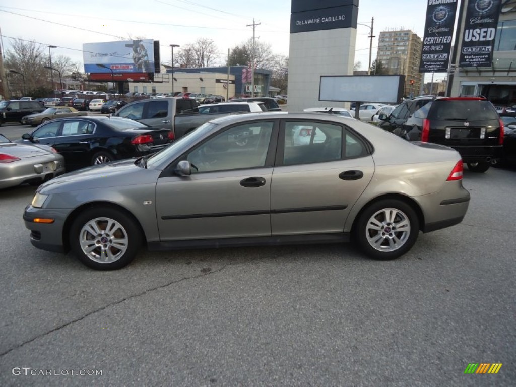 2005 9-3 Linear Sport Sedan - Smoke Beige Metallic / Slate Gray photo #9