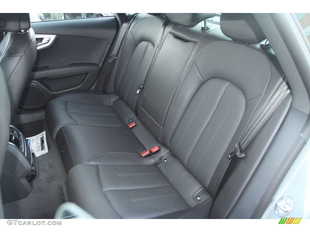 Black Interior 2013 Audi A7 3.0T quattro Prestige Photo #75262425