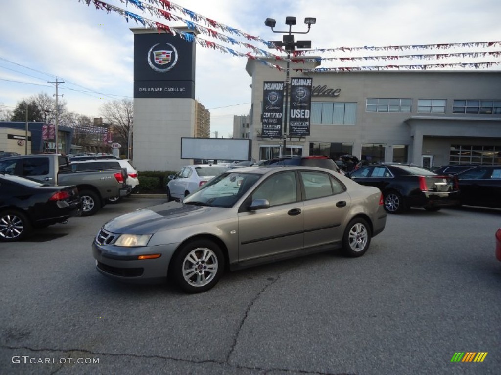2005 9-3 Linear Sport Sedan - Smoke Beige Metallic / Slate Gray photo #45