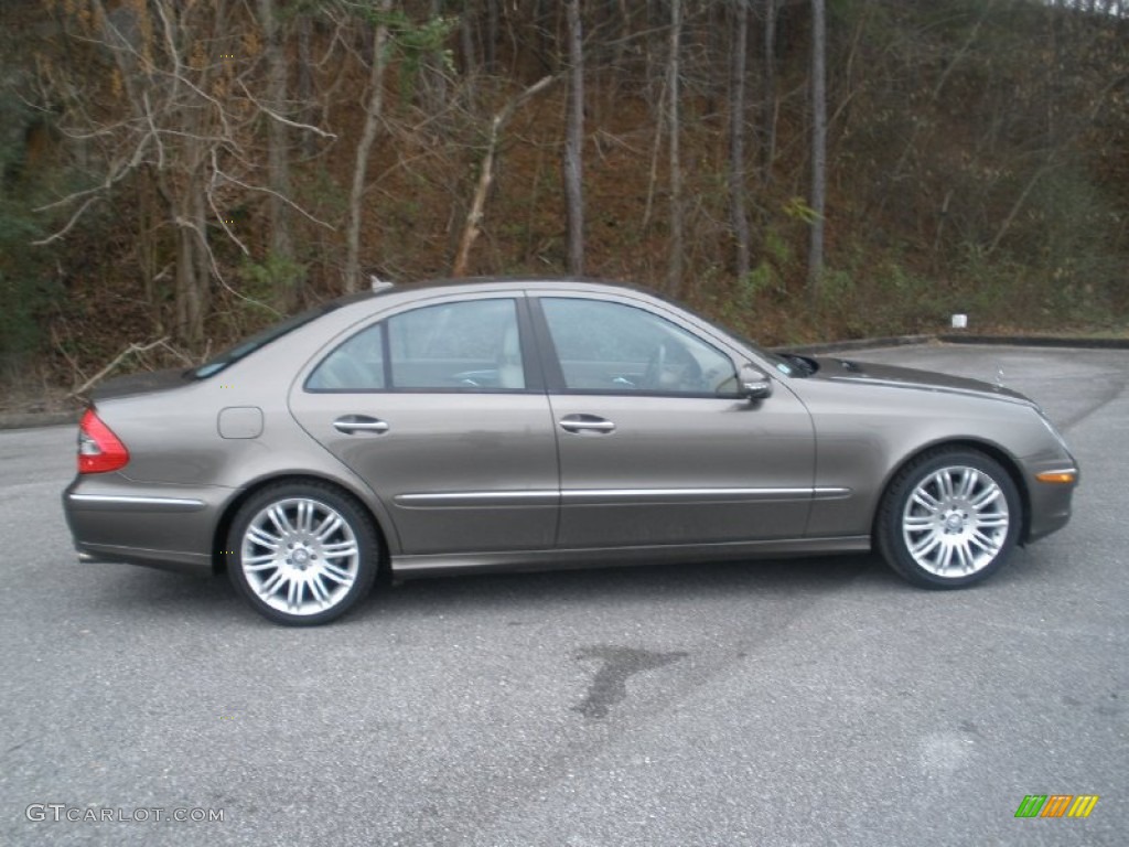 2008 E 350 Sedan - Indium Grey Metallic / Cashmere photo #2