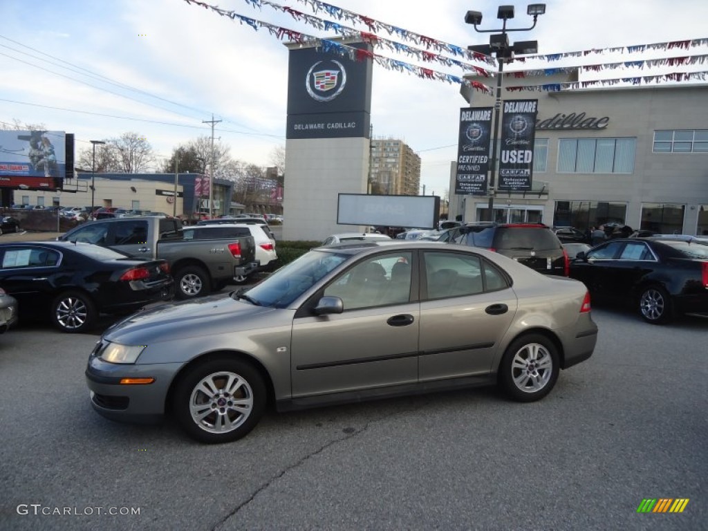 2005 9-3 Linear Sport Sedan - Smoke Beige Metallic / Slate Gray photo #46