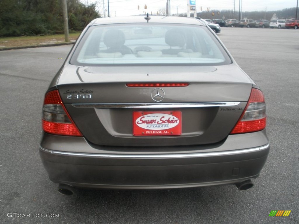 2008 E 350 Sedan - Indium Grey Metallic / Cashmere photo #10