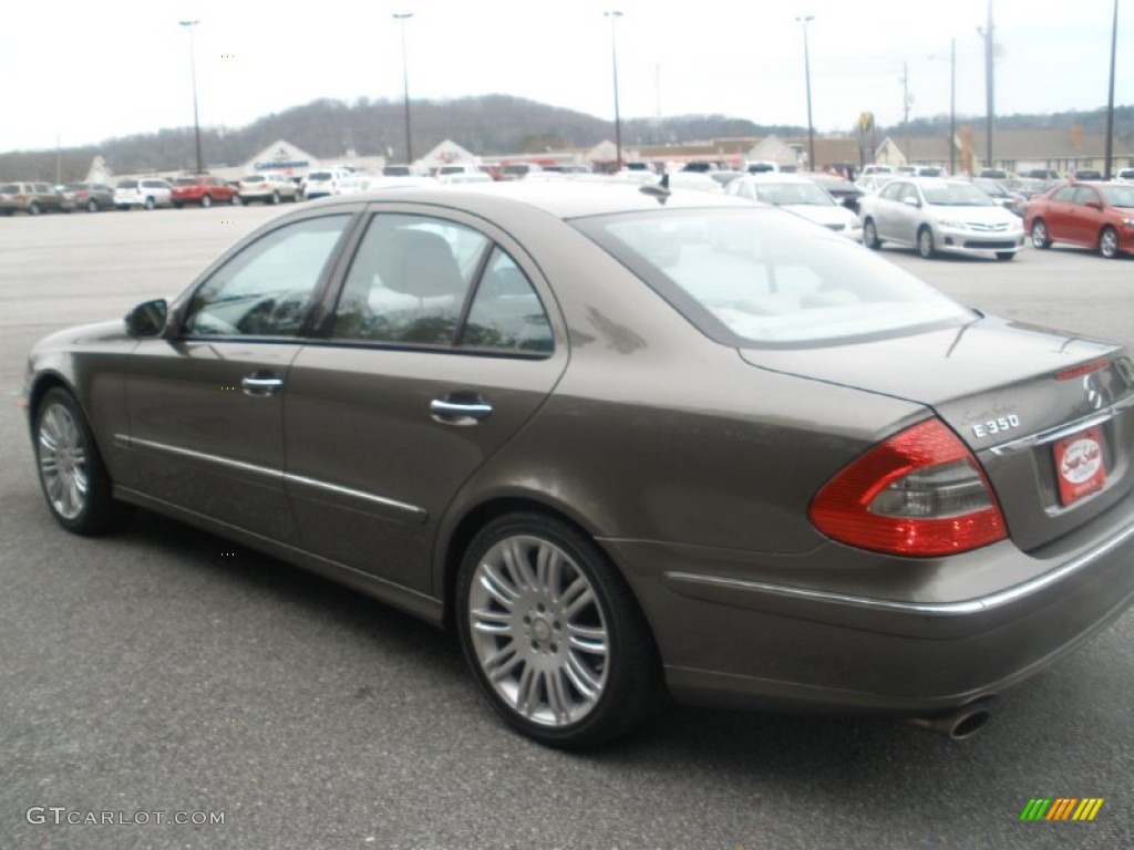 2008 E 350 Sedan - Indium Grey Metallic / Cashmere photo #11