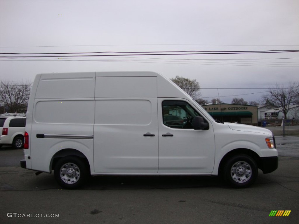 2012 NV 2500 HD S High Roof - Blizzard White / Charcoal photo #9