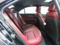 Morello Red/Jet Black Accents Rear Seat Photo for 2013 Cadillac ATS #75264109