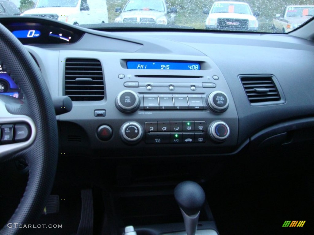 2011 Civic LX-S Sedan - Atomic Blue Metallic / Black photo #13