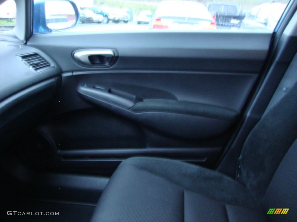 2011 Civic LX-S Sedan - Atomic Blue Metallic / Black photo #15