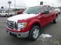 2011 Red Candy Metallic Ford F150 XLT SuperCab 4x4  photo #3