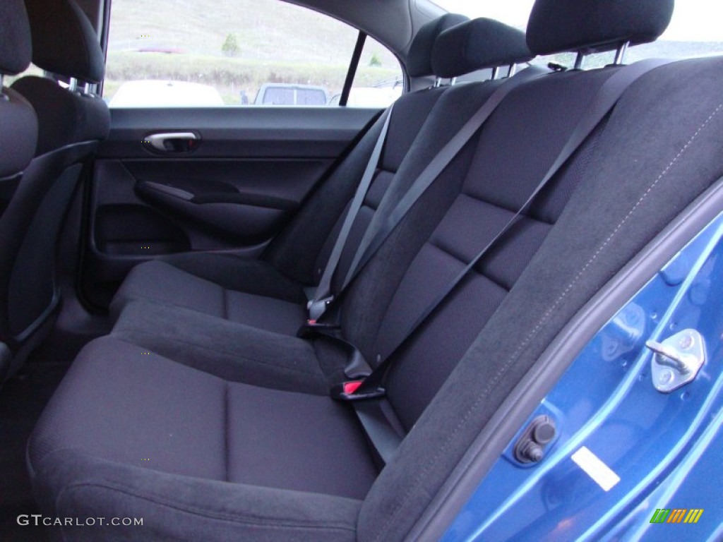 2011 Civic LX-S Sedan - Atomic Blue Metallic / Black photo #21