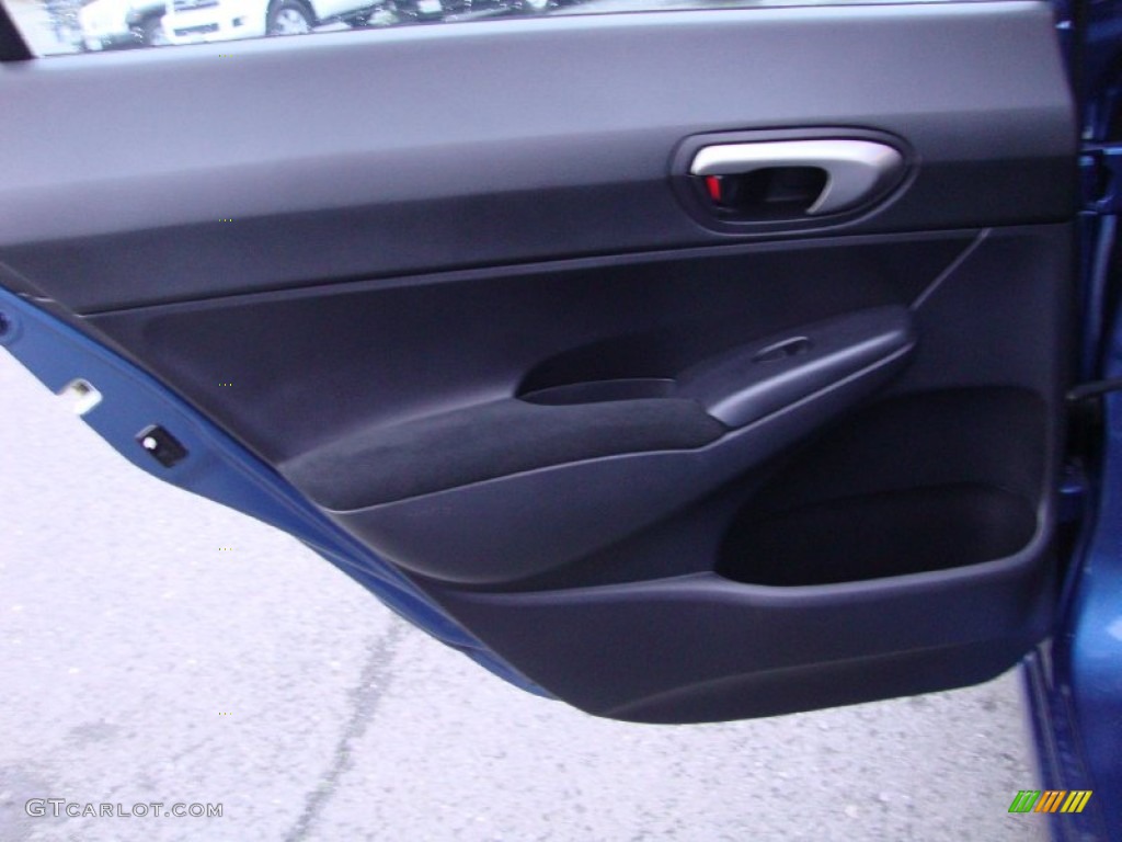 2011 Civic LX-S Sedan - Atomic Blue Metallic / Black photo #22