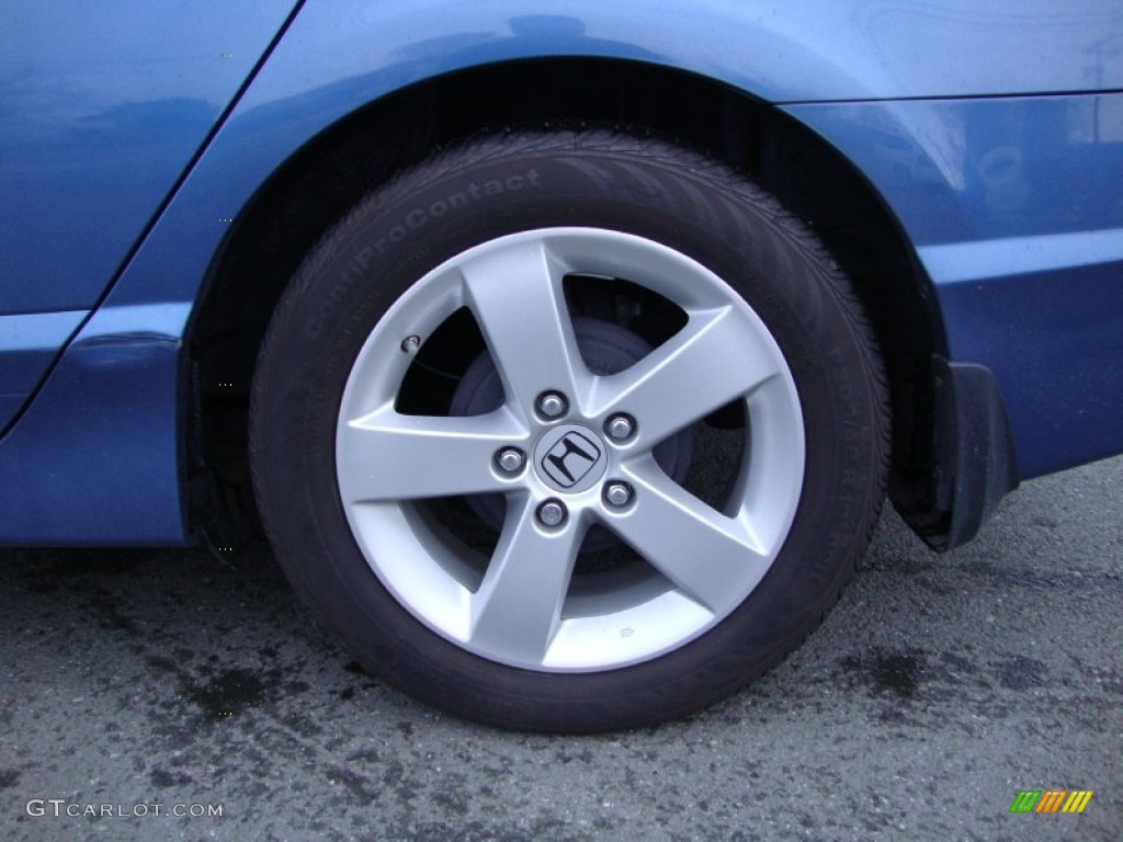 2011 Civic LX-S Sedan - Atomic Blue Metallic / Black photo #24