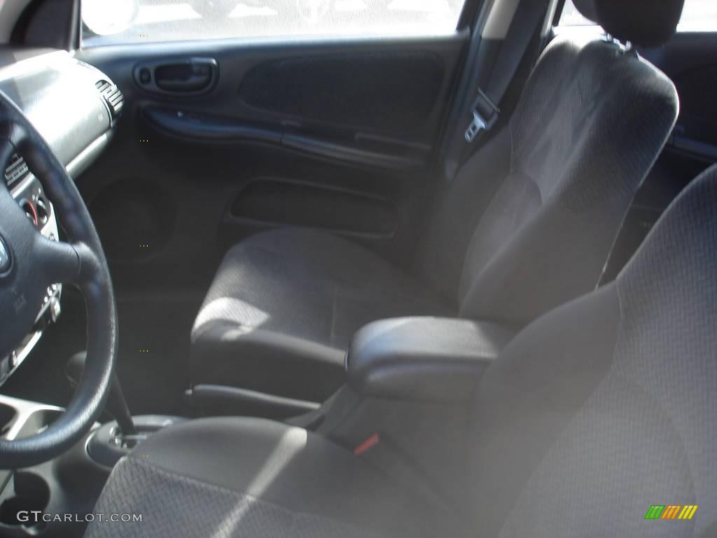 2002 Neon SXT - Black Clearcoat / Dark Slate Gray photo #8