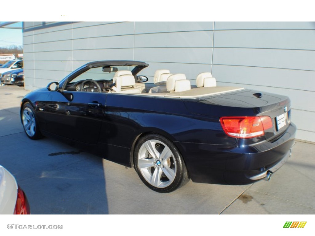 2009 3 Series 335i Convertible - Monaco Blue Metallic / Cream Beige Dakota Leather photo #19