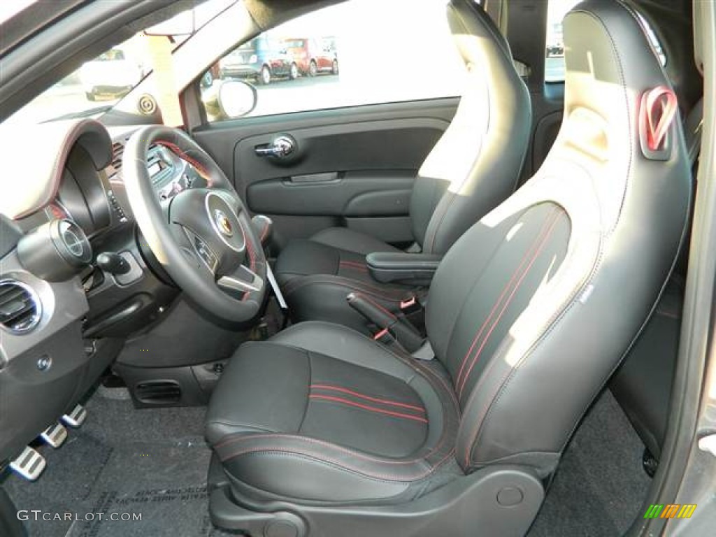 2013 Fiat 500 Abarth Front Seat Photo #75265125