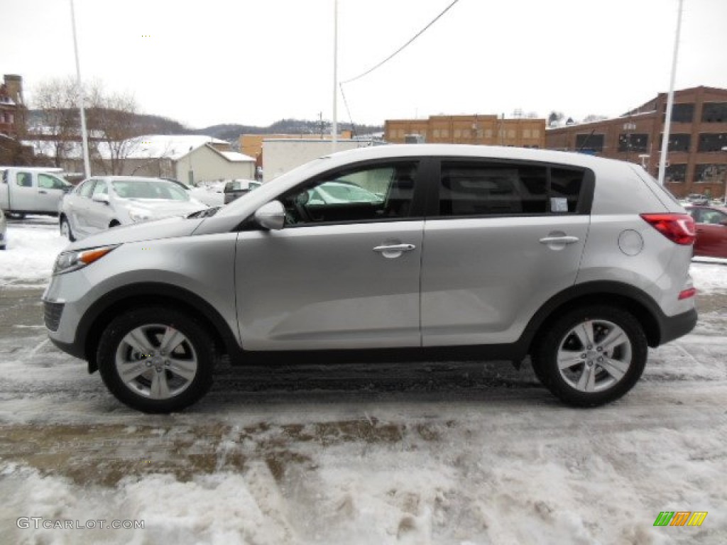 Bright Silver 2013 Kia Sportage LX Exterior Photo #75265203