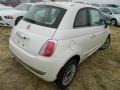 2013 Bianco Perla (Pearl White Tri-Coat) Fiat 500 Lounge  photo #4