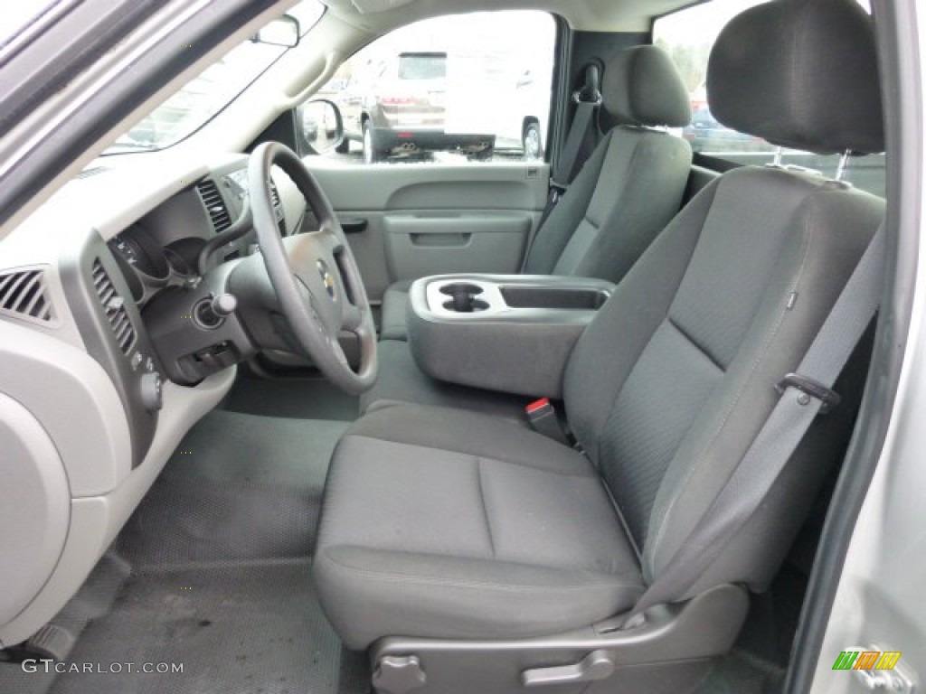 Dark Titanium Interior 2010 Chevrolet Silverado 1500 Regular Cab Photo #75265770