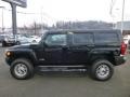 Black 2006 Hummer H3 Standard H3 Model Exterior