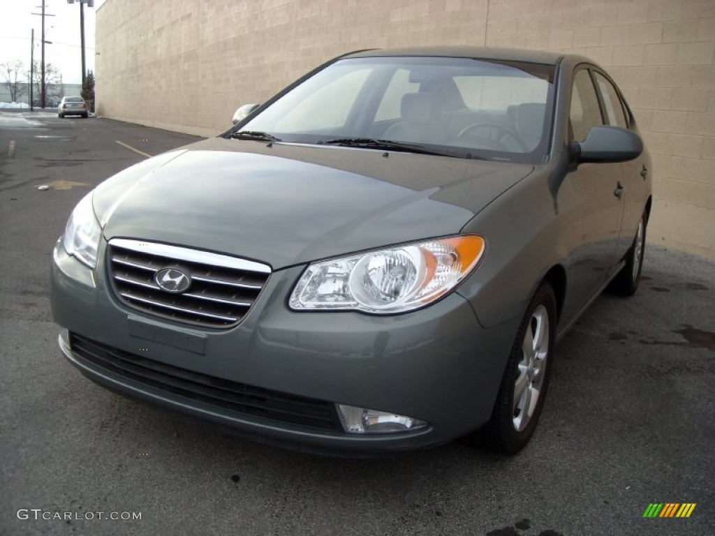 2009 Elantra GLS Sedan - Natural Khaki / Gray photo #1