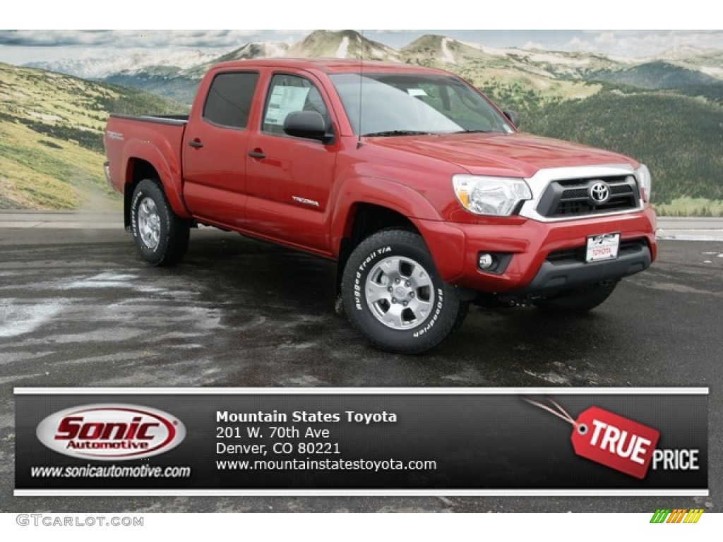 Barcelona Red Metallic Toyota Tacoma